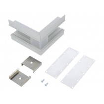 V4770020S; Connector 270°; silver; aluminium; Application: VARIO30-05; TOPMET