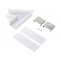 V4780001S; Connector 60°; white; aluminium; Application: VARIO30-07; TOPMET