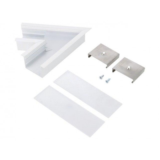 V4780001S; Connector 60°; white; aluminium; Application: VARIO30-07; TOPMET