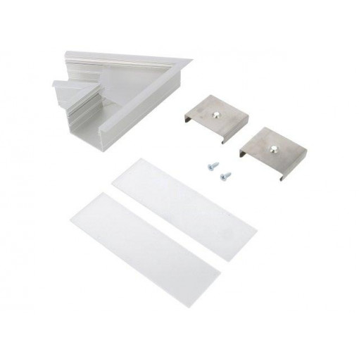 V4780020S; Connector 60°; silver; aluminium; Application: VARIO30-07; TOPMET