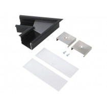 V4780021S; Connector 60°; black; aluminium; Application: VARIO30-07; TOPMET