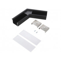 V4810021S; Connector 120°; black; aluminium; Application: VARIO30-07; TOPMET