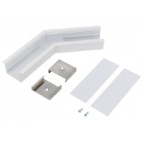 V4820001S; Connector 135°; white; aluminium; Application: VARIO30-07; TOPMET