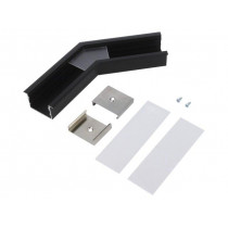 V4820021S; Connector 135°; black; aluminium; Application: VARIO30-07; TOPMET