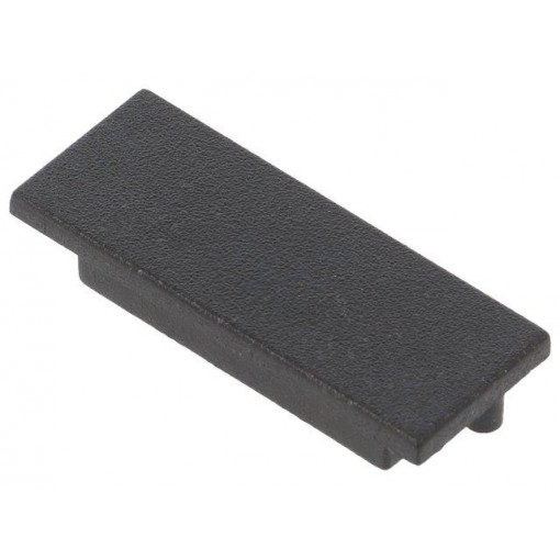 V4870002; Cap for LED profiles; black; ABS; Application: VARIO30-01; TOPMET