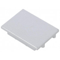 V4910040; Cap for LED profiles; silver; ABS; Application: VARIO30-05; TOPMET