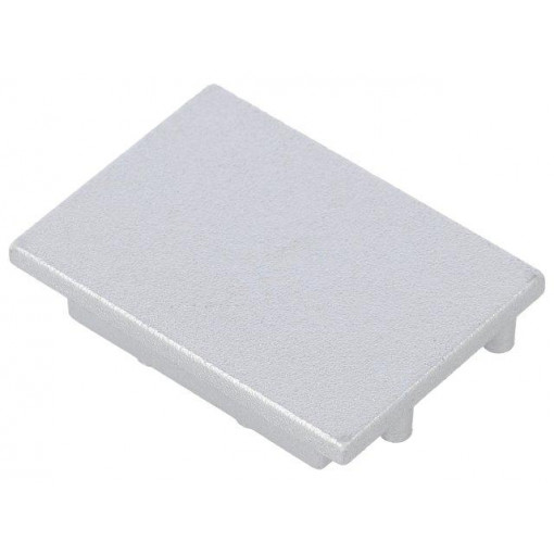 V4910040; Cap for LED profiles; silver; ABS; Application: VARIO30-05; TOPMET
