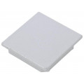 V4940040; Cap for LED profiles; silver; ABS; Application: VARIO30-08; V: A; TOPMET V4940040; Cap for LED profiles; silver; ABS; Application: VARIO30-08; V: A; TOPMET