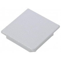 V4940040; Cap for LED profiles; silver; ABS; Application: VARIO30-08; V: A; TOPMET