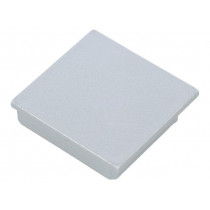 V4950040; Cap for LED profiles; silver; ABS; Application: VARIO30-08; V: B; TOPMET