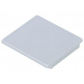 V4970040; Cap for LED profiles; silver; ABS; Application: VARIO30-08; V: D; TOPMET V4970040; Cap for LED profiles; silver; ABS; Application: VARIO30-08; V: D; TOPMET