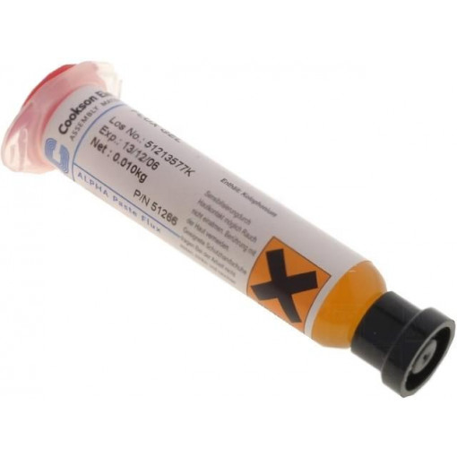 RMA7; Flux: rosin based; RMA; gel; syringe; 10ml; SMD soldering; ALPHA RMA7; Flux: rosin based; RMA; gel; syringe; 10ml; SMD soldering; ALPHA