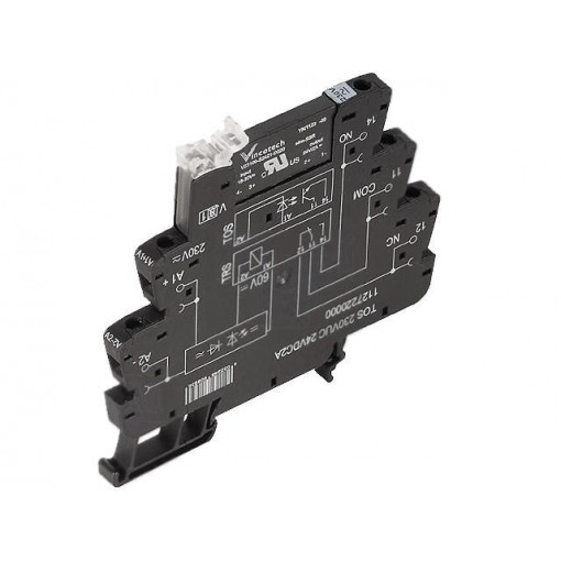 1127020000; Relay: interface; SPDT; Ucntrl: 24÷230VDC; Ucntrl: 24÷230VAC; 100mA; WEIDMÜLLER 1127020000; Relay: interface; SPDT; Ucntrl: 24÷230VDC; Ucntrl: 24÷230VAC; 100mA; WEIDMÜLLER