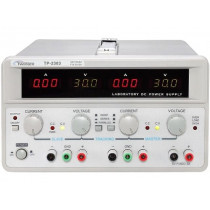 TP-2303; Power supply: laboratory; Channels: 3; 0÷30VDC; 0÷3A; 0÷30VDC; 0÷3A; TWINTEX