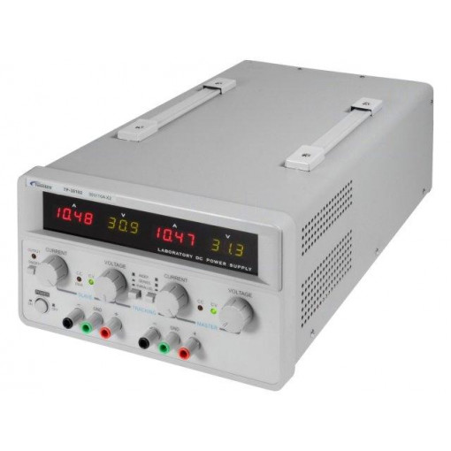 TP-30102; Power supply: laboratory; Channels: 2; 0÷30VDC; 0÷10A; 0÷30VDC; TWINTEX