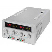 TP-60052; Power supply: laboratory; Channels: 2; 0÷60VDC; 0÷5A; 0÷60VDC; 0÷5A; TWINTEX