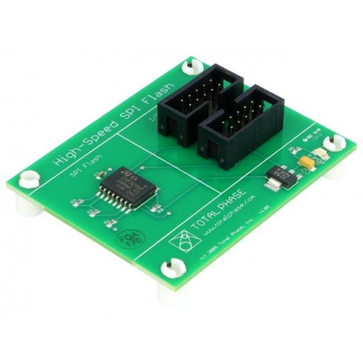 SPI FLASH DEMO BOARD; Prototyping board and set of components; IDC10 x2; TOTAL PHASE SPI FLASH DEMO BOARD; Prototyping board and set of components; IDC10 x2; TOTAL PHASE
