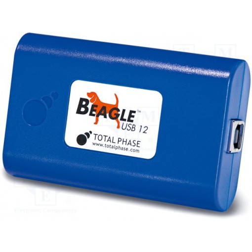 BEAGLE USB 12 PROTOCOL ANALYZER; Dev.kit: protocol analyser; USB A,USB B x2; USB 2.0; TOTAL PHASE BEAGLE USB 12 PROTOCOL ANALYZER; Dev.kit: protocol analyser; USB A,USB B x2; USB 2.0; TOTAL PHASE