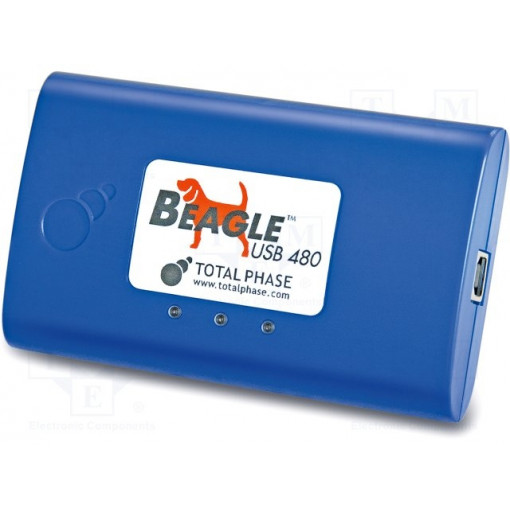 BEAGLE USB 480 PROTOCOL ANALYZER; Dev.kit: protocol analyser; DIN,USB A,USB B x2; GPIO,USB 2.0; TOTAL PHASE BEAGLE USB 480 PROTOCOL ANALYZER; Dev.kit: protocol analyser; DIN,USB A,USB B x2; GPIO,USB 2.0; TOTAL PHASE