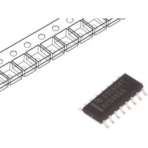 TPIC6C596DRG4; IC: peripheral circuit; 8bit,shift register; SMD; SO16; -40÷125°C; TEXAS INSTRUMENTS