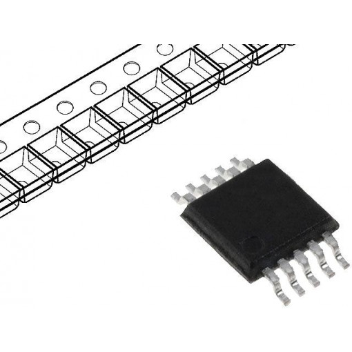 TPS54140DGQ; PMIC; DC/DC converter; Uin: 3.5÷42V; Uout: 0.8÷39V; HVSSOP10; buck; TEXAS INSTRUMENTS