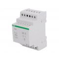 TR-12; Transformer: mains; 8VA; 230VAC; 12V; 0.66A; Mounting: DIN; 310g; F&F