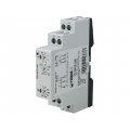 TR-EM1P-UNI; Timer; 0,05s÷100h; SPDT; 250VAC/8A; 12÷240VAC; 12÷240VDC; DIN; IP40; RELPOL