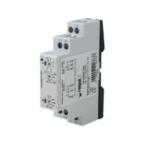 TR-EM1P-UNI; Timer; 0,05s÷100h; SPDT; 250VAC/8A; 12÷240VAC; 12÷240VDC; DIN; IP40; RELPOL