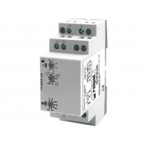 TR-EM2P-UNI; Timer; 0,05s÷100h; DPDT; 250VAC/8A; 12÷240VAC; 12÷240VDC; DIN; IP40; RELPOL