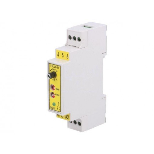 TRAH-D; Timer; 15s÷12h; NO; 24VDC/5A,250VAC/5A; Usup: 24VAC; 24VDC; DIN; MIKROBEST TRAH-D; Timer; 15s÷12h; NO; 24VDC/5A,250VAC/5A; Usup: 24VAC; 24VDC; DIN; MIKROBEST