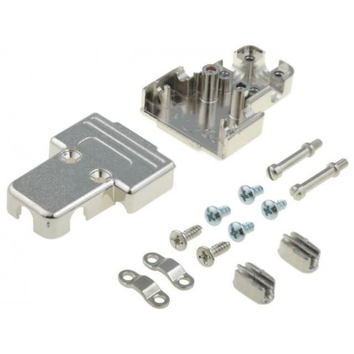 6550-0100-01; Enclosure: for D-Sub connectors; D-Sub 9pin,D-Sub HD 15pin; ENCITECH