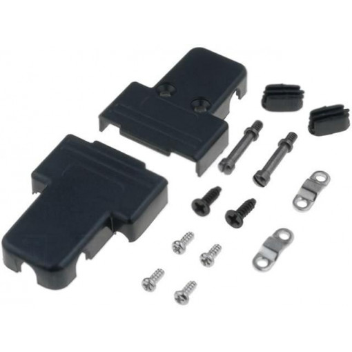 6550-0101-01; Enclosure: for D-Sub connectors; D-Sub 9pin,D-Sub HD 15pin; ENCITECH