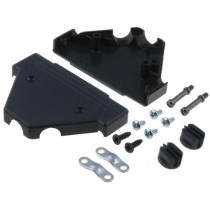 6550-0101-04; Enclosure: for D-Sub connectors; D-Sub 37pin,D-Sub HD 62pin; ENCITECH