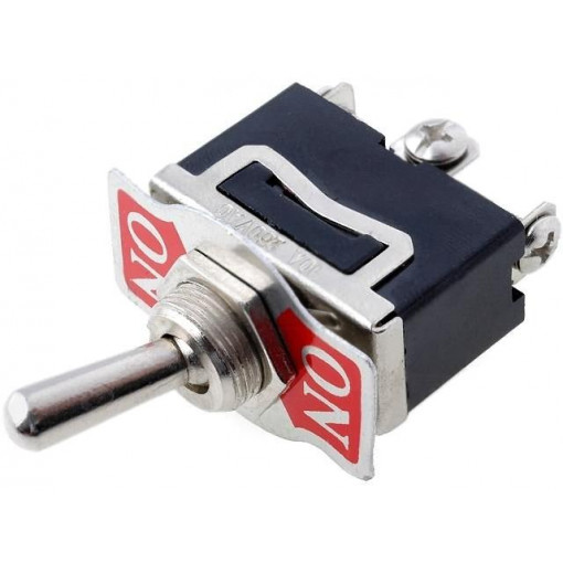 ; Switch: toggle; Pos: 2; SPDT; ON-ON; 10A/250VAC; Leads: M3 screws; NINIGI