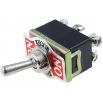 ; Switch: toggle; Pos: 3; DP3T; ON-OFF-ON; 10A/250VAC; -25÷85°C; 50mΩ; NINIGI ; Switch: toggle; Pos: 3; DP3T; ON-OFF-ON; 10A/250VAC; -25÷85°C; 50mΩ; NINIGI