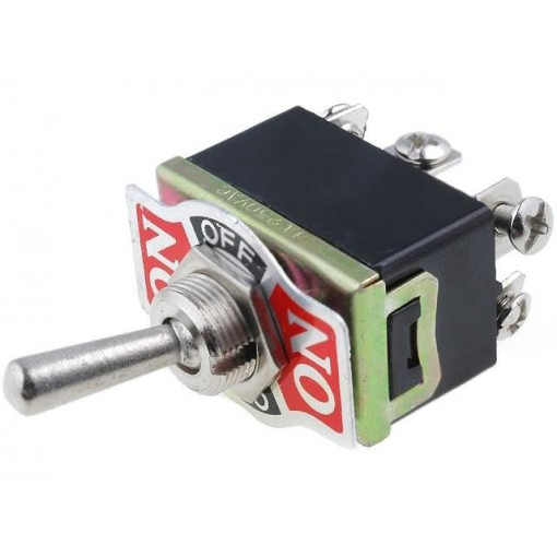 ; Switch: toggle; Pos: 3; DP3T; ON-OFF-ON; 10A/250VAC; -25÷85°C; 50mΩ; NINIGI