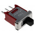 TS-4S-CQH; Switch: slide; Pos: 2; SPDT; 1.5A/250VAC; ON-ON; Mounting: THT; CANAL ELECTRONIC