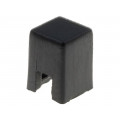 ; Button; square; black; 4x4x5.5mm; 