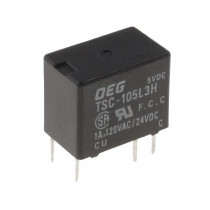 1-1419130-2; Relay: electromagnetic; SPDT; Ucoil: 5VDC; 1A/120VAC; 1A/24VDC; TE Connectivity