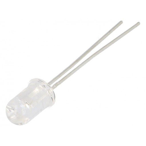 TSHF6410; IR transmitter; 5mm; 890nm; transparent; 50mW; 44°; THT; 100mA; VISHAY