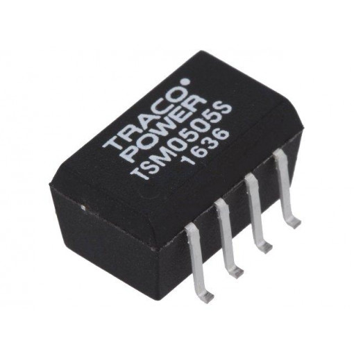 TSM 0505S; Converter: DC/DC; 1W; Uin: 4.5÷5.5V; Uout: 5VDC; Iout: 200mA; SMD; TRACO POWER