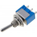 TSM112A1; Switch: toggle; Pos: 2; SPDT; ON-(ON); 3A/250VAC; -25÷85°C; 20mΩ;  TSM112A1; Switch: toggle; Pos: 2; SPDT; ON-(ON); 3A/250VAC; -25÷85°C; 20mΩ;
