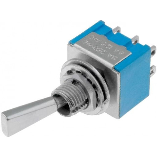 TSM-203-F1; Switch: toggle; Pos: 3; DP3T; ON-OFF-ON; 3A/250VAC; -25÷85°C; 20mΩ; 