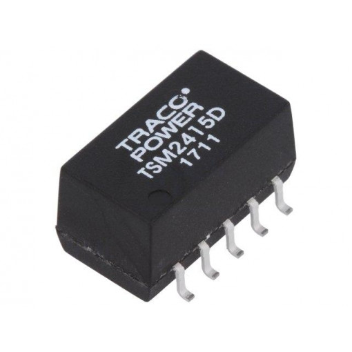 TSM 2415D; Converter: DC/DC; 1W; Uin: 21.6÷26.4V; Uout: 15VDC; Uout2: -15VDC; TRACO POWER