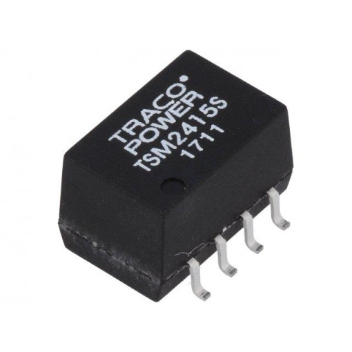 TSM 2415S; Converter: DC/DC; 1W; Uin: 21.6÷26.4V; Uout: 15VDC; Iout: 65mA; SMD; TRACO POWER