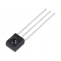 TSOP4138; Integrated IR receiver; 38kHz; 45°; 2.5÷5.5V; VISHAY