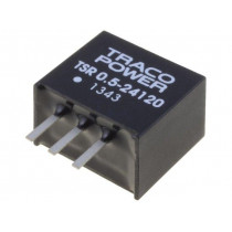 TSR 0.5-24120; Converter: DC/DC; Uin: 15÷32V; 12VDC; Iout: 500mA; SIP3; 1.95g; OUT: 1; TRACO POWER