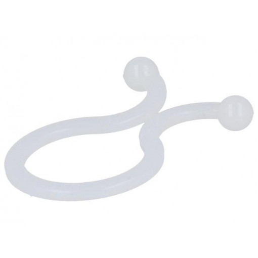 TT-18; Cable clips; 16.2mm; polyamide; natural; UL94V-2; KSS WIRING