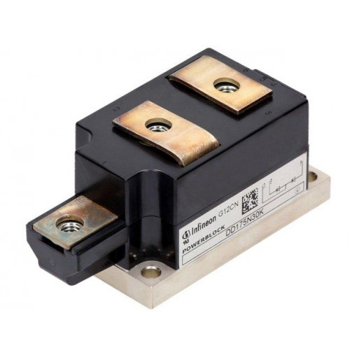 TT250N18KOF ; Module: thyristor; double series; 1.8kV; 250A; BG-PB50-1; Ifsm: 7kA; INFINEON TECHNOLOGIES