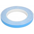 TT 707; Tape: heat transfer; W: 12mm; L: 33m; Thk: 0.2mm; 800mW/mK; LDPE; 